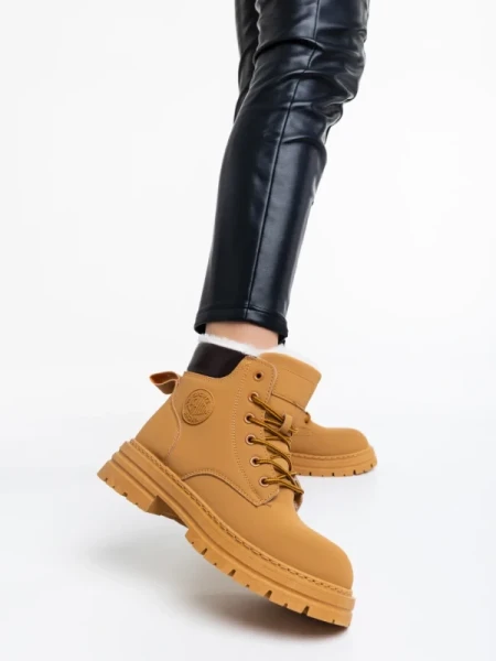 Kandi tevebarna, női bakancs, ökológiai bőrből