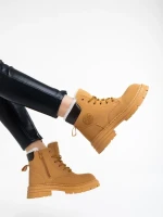 Kandi tevebarna, női bakancs, ökológiai bőrből