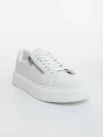 Aslan fehér férfi sportcipő ökológiai bőrből