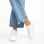 Sonal fehér női sportcipő, műbőrből készült