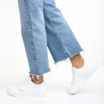 Sonal fehér női sportcipő, műbőrből készült