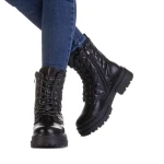 Wila fekete női bakancs