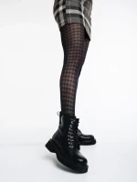 Hanieh fekete, női bakancs,  ökológiai bőrből