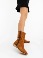 Ladonna tevebarna női csizma textil anyagból