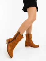 Ladonna tevebarna női csizma textil anyagból