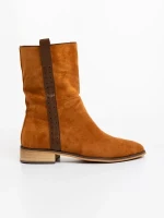 Ladonna tevebarna női csizma textil anyagból