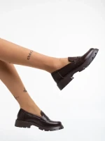 Dorrin barna, női félcipő,  ökológiai bőrből