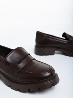 Dorrin barna, női félcipő,  ökológiai bőrből