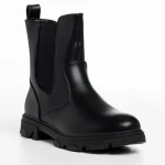 Vashti fekete női csizma, műbőrből készült