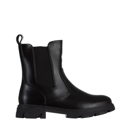 Vashti fekete női csizma, műbőrből készült