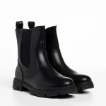 Vashti fekete női csizma, műbőrből készült