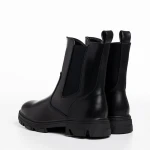 Vashti fekete női csizma, műbőrből készült