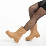 Yamari camel női csizma, műbőrből készült