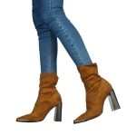 Női bokacsizma Camina camel