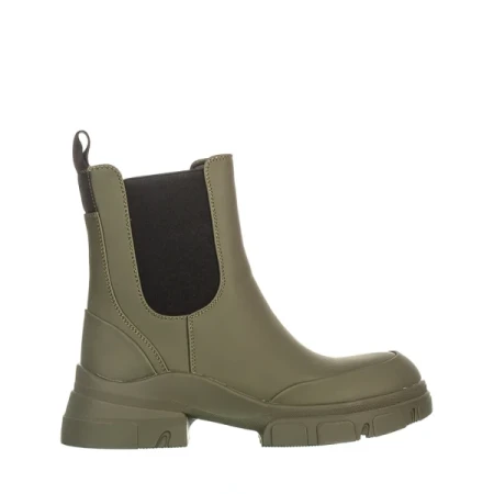 Fonni zöld női bakancs