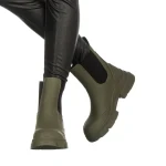 Fonni zöld női bakancs