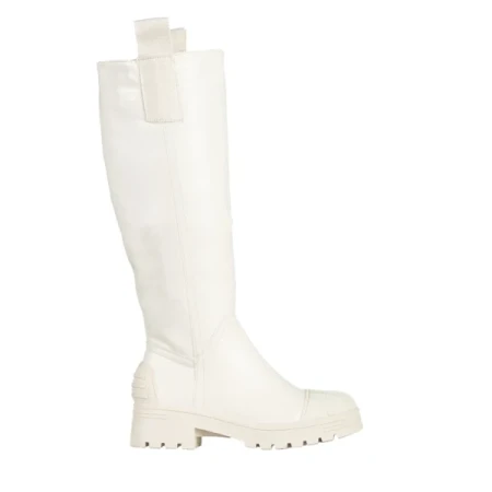 Briona bézs női csizma, műbőrből készült