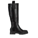 Briona fekete női csizma, műbőrből készült
