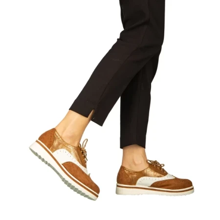 Darme camel alkalmi műbőr női cipő