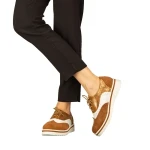 Darme camel alkalmi műbőr női cipő