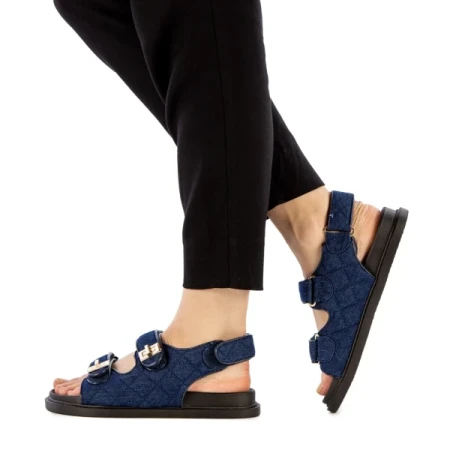 Minda navy női szandál