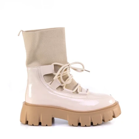 Yuva bézs női csizma