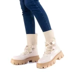 Yuva bézs női csizma