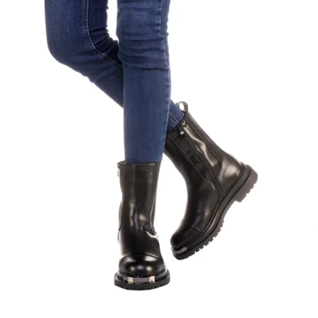 Moze fekete női csizma