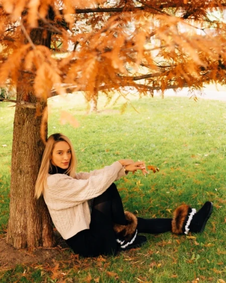 Lasena fekete női csizma