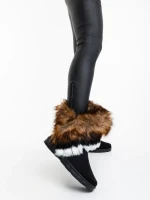 Lasena fekete női csizma