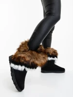 Lasena fekete női csizma