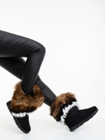 Lasena fekete női csizma