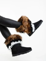 Lasena fekete női csizma