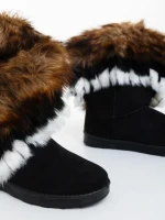 Lasena fekete női csizma