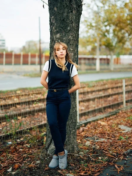 Enna szürke, női csizma, textil anyagból