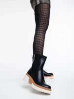 Chichi fekete, női csizma, ökológiai bőrből