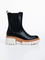 Chichi fekete, női csizma, ökológiai bőrből