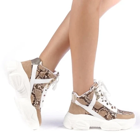 Pansela khaki női sportcipő