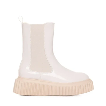 Kerin bézs női csizma