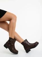 Sherida barna női bakancs ökológiai bőrből