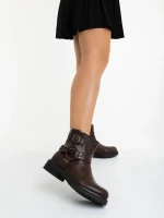 Sherida barna női bakancs ökológiai bőrből