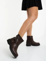 Sherida barna női bakancs ökológiai bőrből
