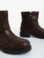 Sherida barna női bakancs ökológiai bőrből