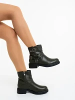 Sherida zöld női bakancs ökológiai bőrből