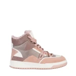 Reveca rózsaszín női sportcipő, műbőrből és textil anyagból készült