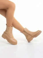 Resca bézs női csizma
