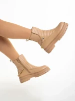Resca bézs női csizma