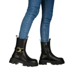 Lemika fekete női csizma