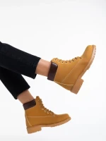 Smilla tevebarna, női bakancs, ökológiai bőrből