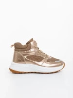 Varava ezüstszinű női sportcipő textil anyagból és szintetikus anyagból